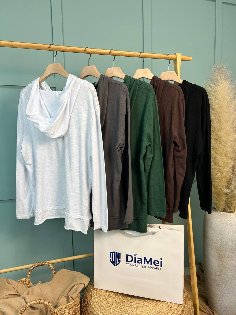 🌟 Лонгсливы с капюшоном 